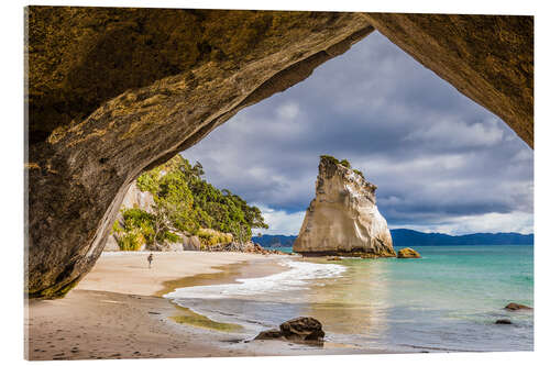 Acrylglasbild Cathedral Cove