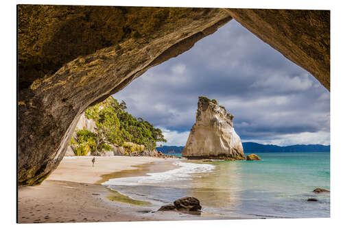 Aluminium print Cathedral Cove