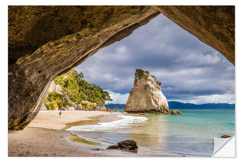 Muursticker Cathedral Cove