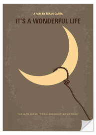 Selvklebende plakat Its a Wonderful Life