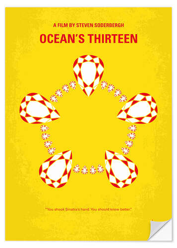 Naklejka na ścianę Ocean's Thirteen