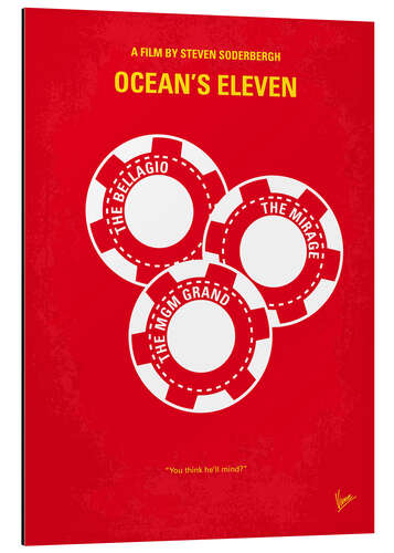 Aluminium print Ocean's Eleven