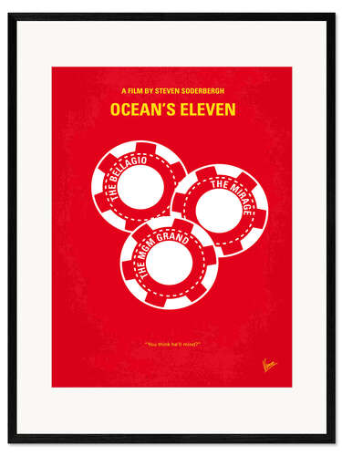 Gerahmter Kunstdruck Ocean's Eleven