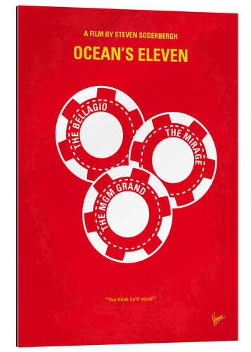 Quadro em plexi-alumínio Ocean's Eleven