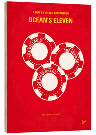 Quadro de madeira Ocean&#039;s Eleven