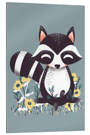 Gallery print Animal friends - The raccoon