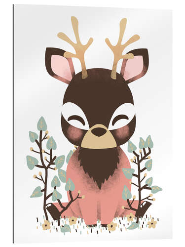 Gallery print Animal friends - The deer