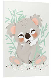 Tableau en PVC Animignons, le koala