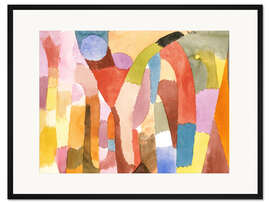 Gerahmter Kunstdruck Bewegung der gewölbten Kammern