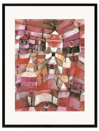Stampa artistica con cornice Giardino di rose