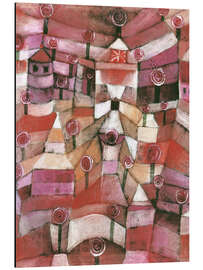 Magnettafel Rosengarten