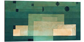 Alubild  Firmament über dem Tempel - Paul Klee
