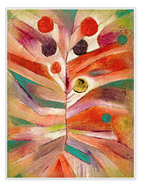 Wall print  Feather Plant - Paul Klee