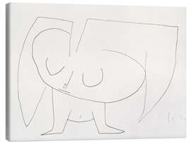 Canvastavla  More Bird Than Angel, 1939 - Paul Klee