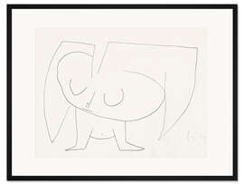 Gerahmter Kunstdruck Mehr Vogel (als Engel), 1939