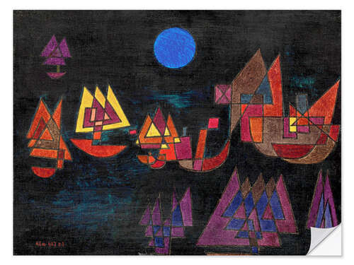 Sisustustarra Ships in the dark