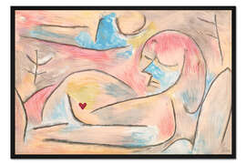 Gerahmter Kunstdruck Winterschlaf