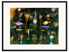 Gerahmter Kunstdruck Fisch-Magie