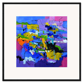 Framed art print Colorful color play