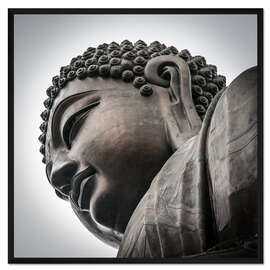 Gerahmter Kunstdruck Buddha Lantau