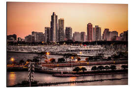 Aluminium print skyline Chicago