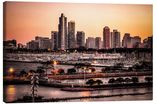 Leinwandbild Skyline Chicago