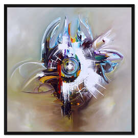 Gerahmter Kunstdruck Abstract Time