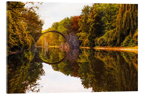 Obraz na szkle akrylowym Rakotzbrücke in Gablenz