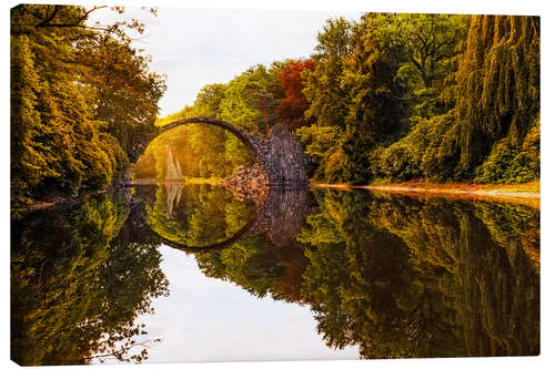 Canvas print Rakotzbrücke in Gablenz