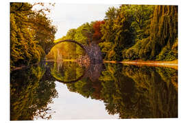 Tableau en PVC Rakotzbrücke in Gablenz