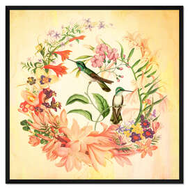 Gerahmter Kunstdruck Hummingbird II