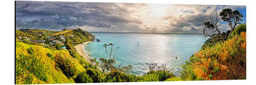 Aluminium print Bay of Island - New Zealand