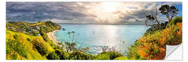 Selvklebende plakat Bay of Island - New Zealand