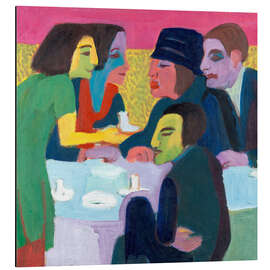 Magnettafel Szene im Café