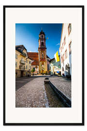 Gerahmter Kunstdruck Mittenwald - Bayern