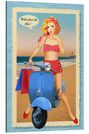 Magnettafel Hello from the 50s