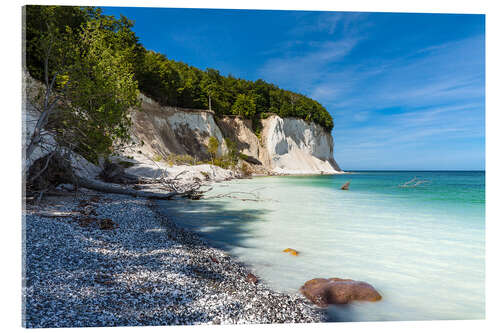 Akryylilasitaulu Chalk Cliffs on the Island Ruegen, Germany II