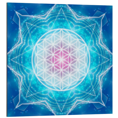 Obraz na aluminium Flower of Life - Multidimensionality