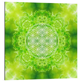 Magnettafel Blume des Lebens - Heilkraft Natur