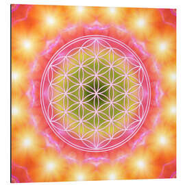 Magnettafel Blume des Lebens - Herzenergie