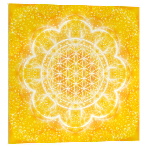 Gallery print Flower of life - light power