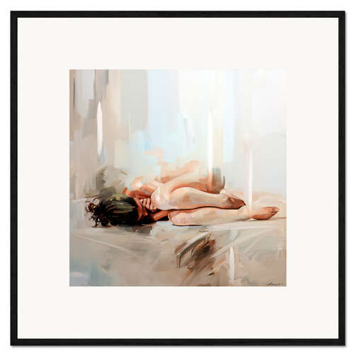 Framed art print Alone