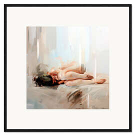 Ingelijste kunstdruk Alone