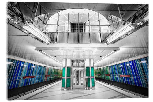 Acrylic print Underground in Munich