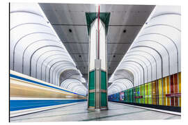 Aluminium print Underground in Munich 2