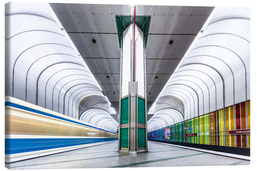 Tableau sur toile Métro à Munich 2