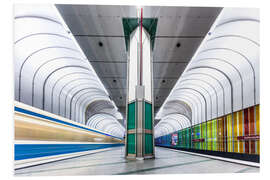 Foam board print Underground in Munich 2