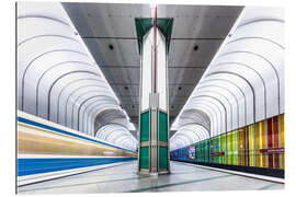Tableau en plexi-alu Métro à Munich 2