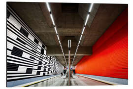 Magnettafel U-Bahn München - Oberwiesenfeld