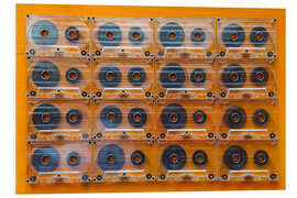 Stampa su PVC Transparent audio cassettes